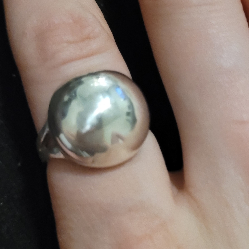Silver Compartment Ring